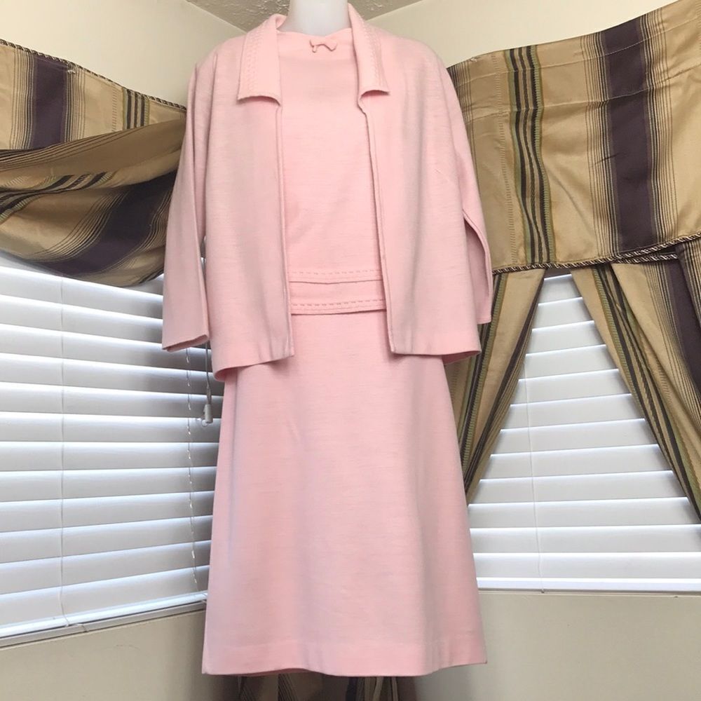 Vintage 3 Piece Pink Set by Rogtex Original Courtelle